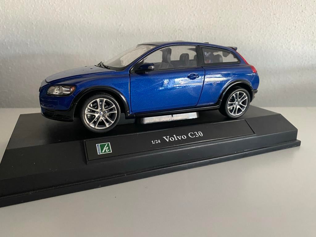 Modelauto Hongwell Cararama Volvo C30 schaal 1:24 - Blauw, Ophalen of Verzenden, Zo goed als nieuw, Auto, Overige merken