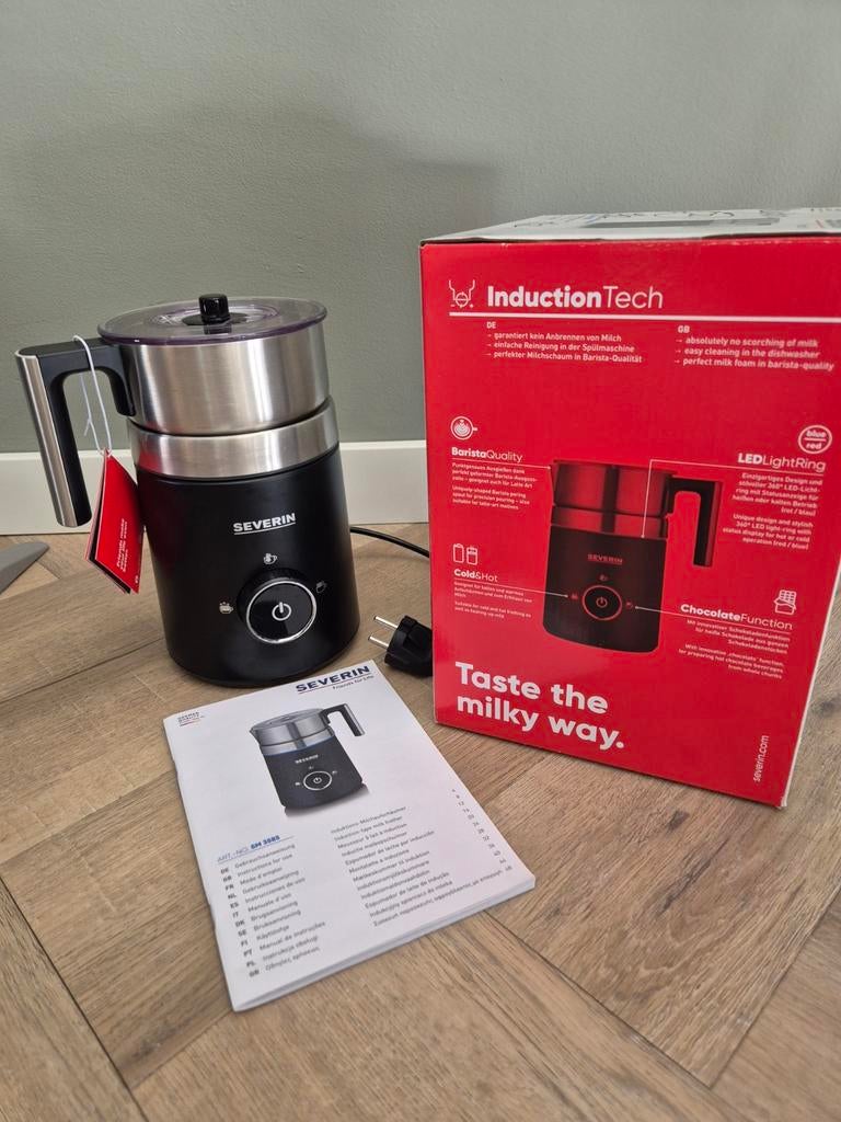 Melkopschuimer Severin Spuma 500 SM 3585, Witgoed en Apparatuur, Melkopschuimers, Ophalen, Zo goed als nieuw, Elektrische melkopschuimer