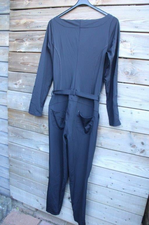 Jumpsuit zwart ZIP73 mt M travelstof Vaste prijs, Maat 38/40 (M), Zwart, Zip73, Ophalen of Verzenden