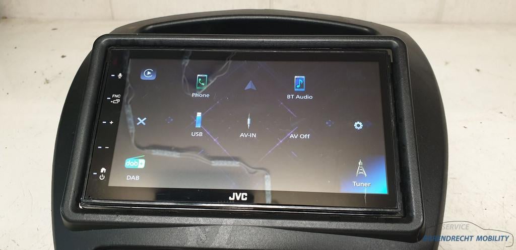 JVC Carplay android DAB auto radio met inbouwframe voor C1 1, Info@toyota.co.jp, Gebruikt, Citroën, Toyota Motor Corporation