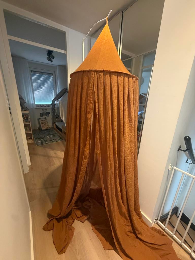 Jolein klamboe met piekstok wit (Tryco merk), Kinderen en Baby's, Kinderkamer | Inrichting en Decoratie, Zo goed als nieuw, Klamboe