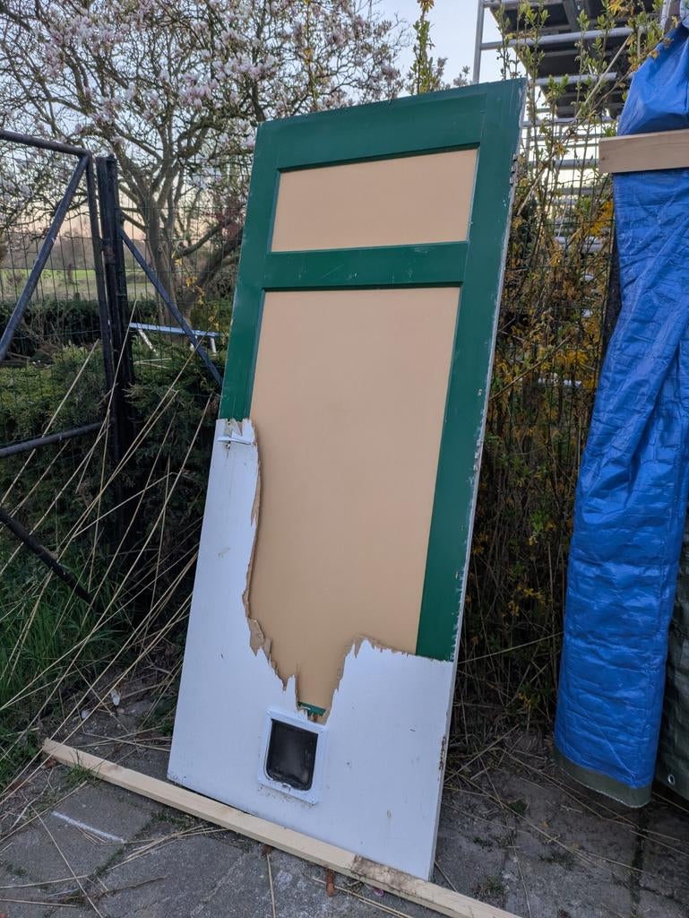 11 Oude Paneeldeuren uit Boerderij - Opknappers, Doe-het-zelf en Verbouw, Deuren en Horren, Ophalen, Gebruikt, 80 tot 100 cm, Binnendeur