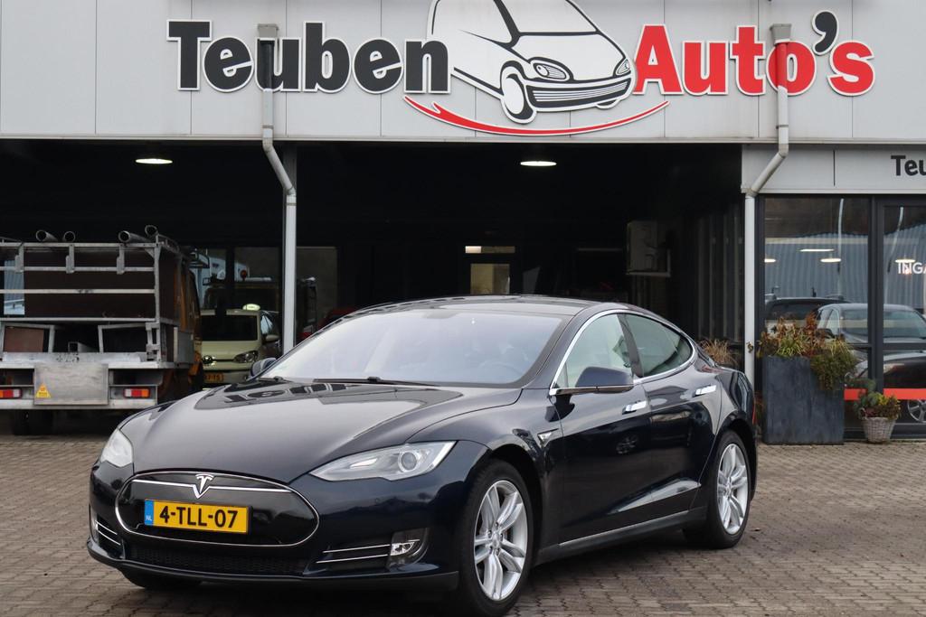 Tesla Model S 85 Base 87,6% SOH, Cruise control, Camera, Led, Gebruikt, 85 kWh, Grijs, 2075 kg