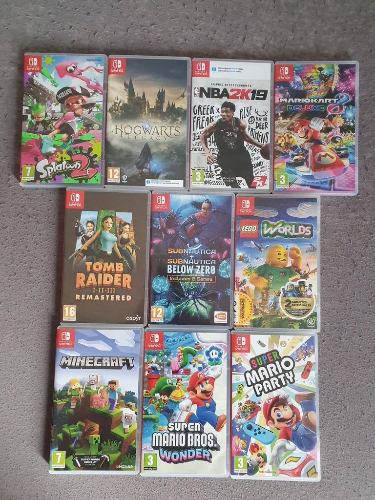 Nintendo Switch Games: Splatoon 2, Mario Kart, Minecraft, Overige genres, Ophalen of Verzenden, Zo goed als nieuw, Eén computer