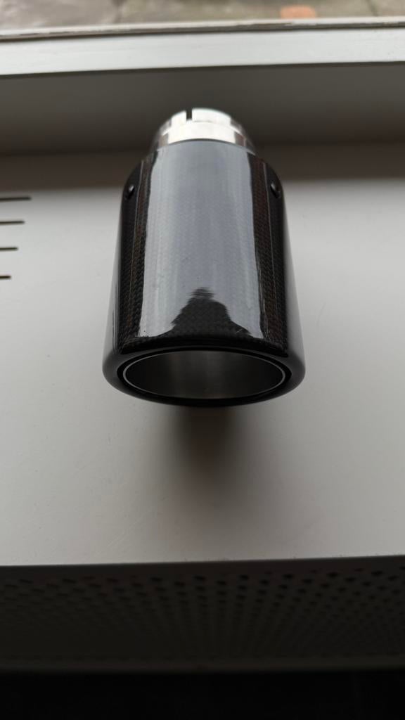 Carbon uitlaat sierstuk 4 stuks BMW, Auto-onderdelen, Ophalen of Verzenden, Nieuw