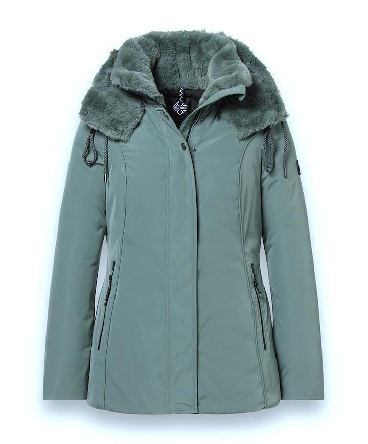 Nieuwe dames winterjas, maat 36, merk District, van Tilburg, Ophalen of Verzenden, Nieuw, Maat 36 (S)