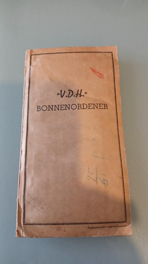 Vintage V.D.H. Bonnenordener 1948 - Zeldzaam Verzamelobject, Ophalen of Verzenden, Gelezen, Onbekend