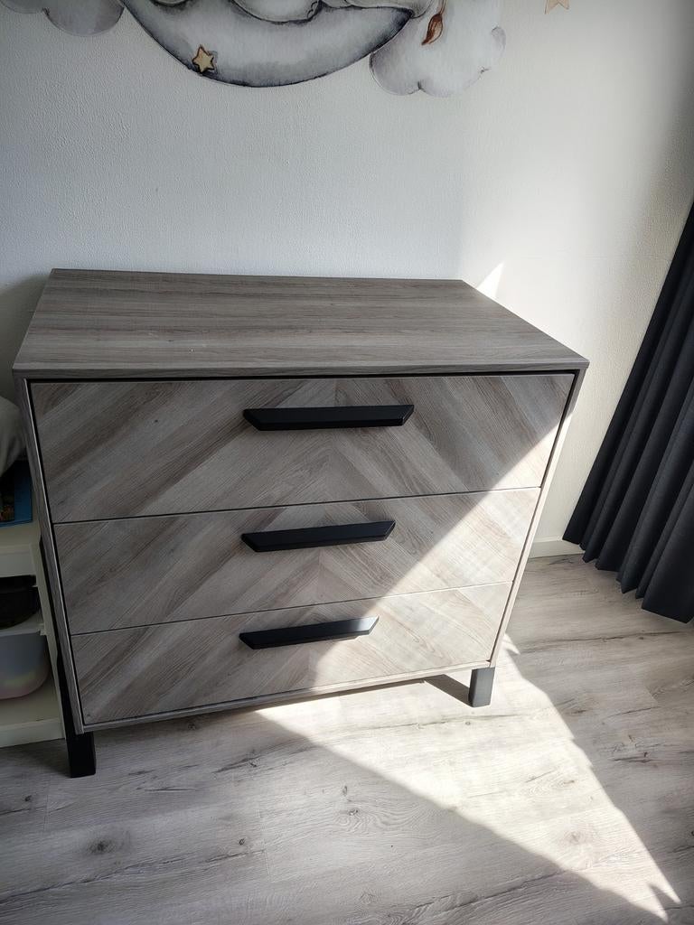 Commode kast met 3 lades, Kinderen en Baby's, Kinderkamer | Commodes en Kasten, Ophalen, Gebruikt, 50 tot 70 cm, 75 tot 100 cm