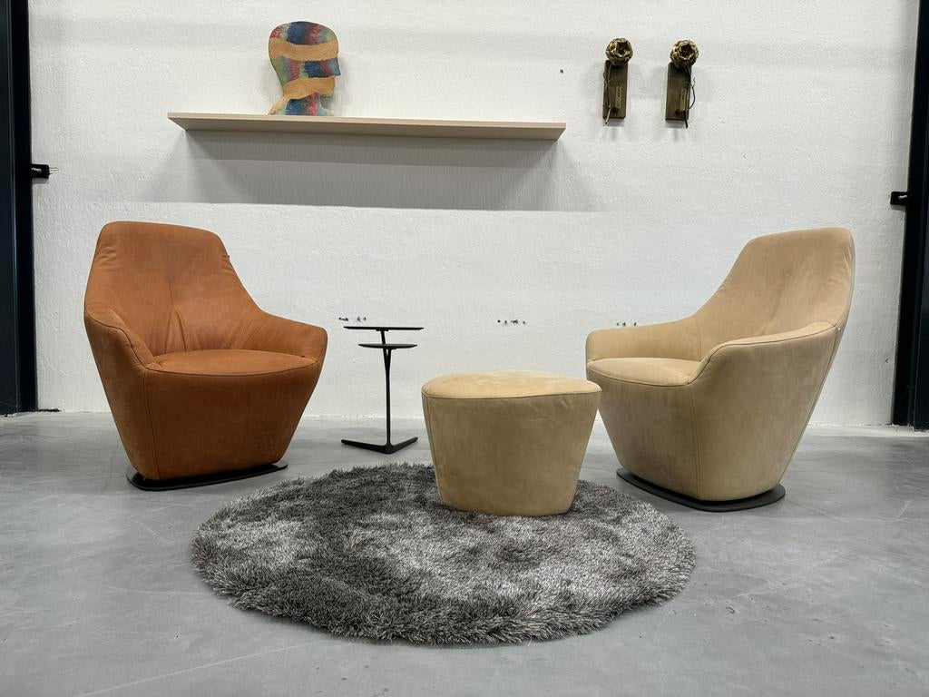 Nieuw Leolux Cantate Fauteuil Danza leer Design draai stoel, Huis en Inrichting, Fauteuils, Leolux, Nieuw, Ophalen of Verzenden