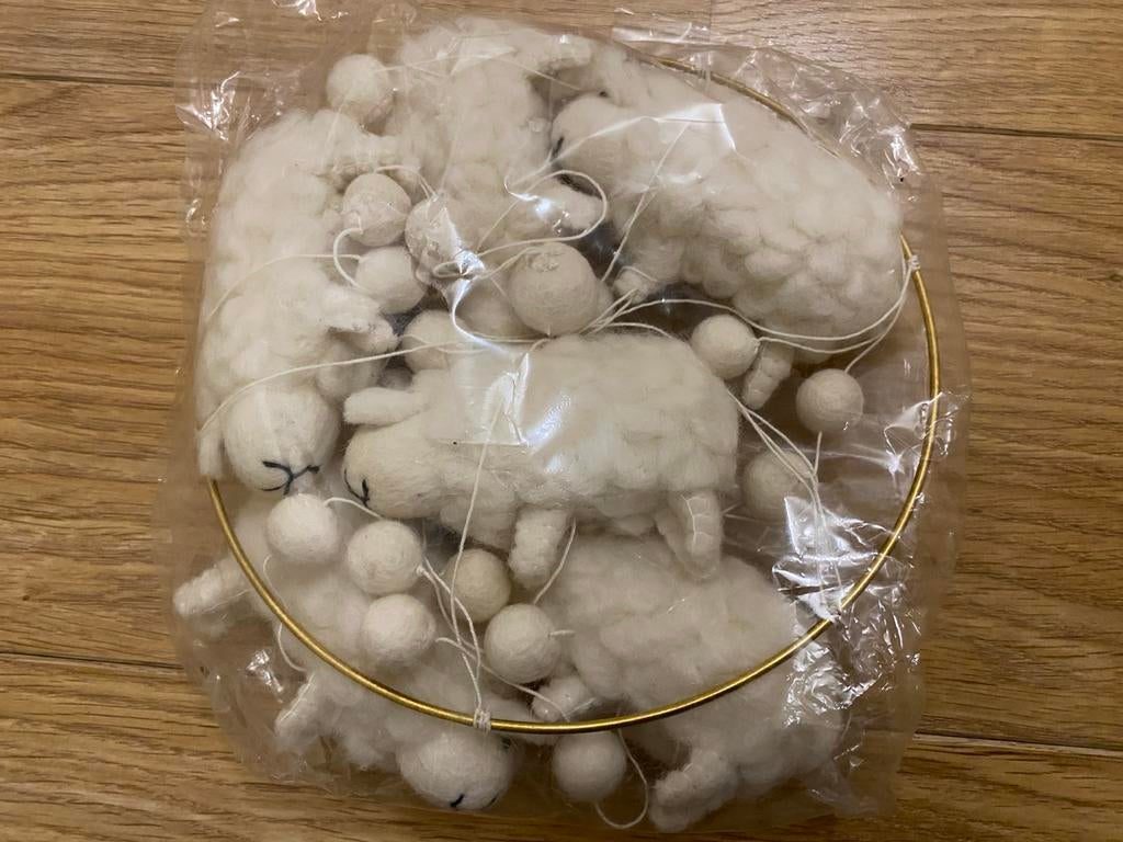 Mobiel met Schaapjes - Babykamer Decoratie, Ophalen of Verzenden, Nieuw, Overige typen