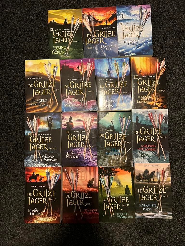 De grijze jager serie 1 tot en met 15, Boeken, Ophalen of Verzenden, Zo goed als nieuw