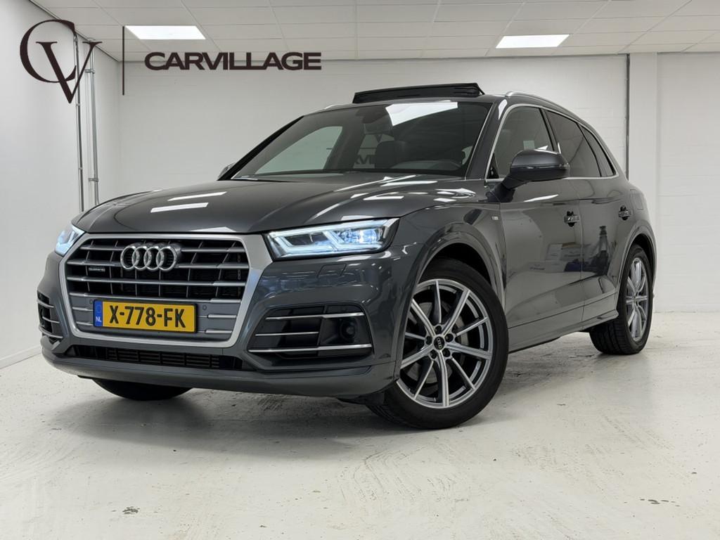 Audi Q5 50 TFSI e S edition | Luchtvering | Trekhaak | Panor, Automaat, 14 kWh, 4 cilinders, Bedrijf