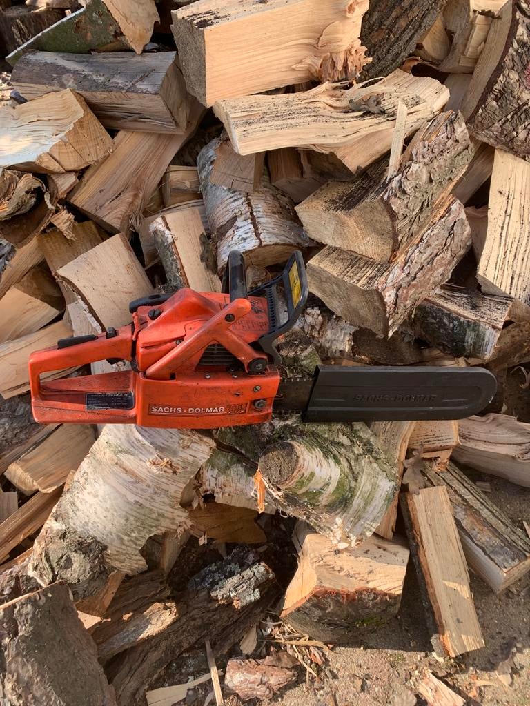 Sachs Dolmar 100 kettingzaag, Ophalen, Gebruikt
