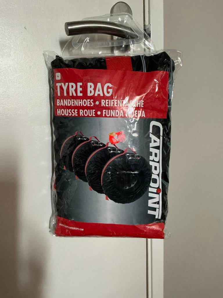 Universele Bandenhoezen Set (4 stuks) - Carpoint Tyre Bag, Ophalen, Overige, Nieuw, Overige maten