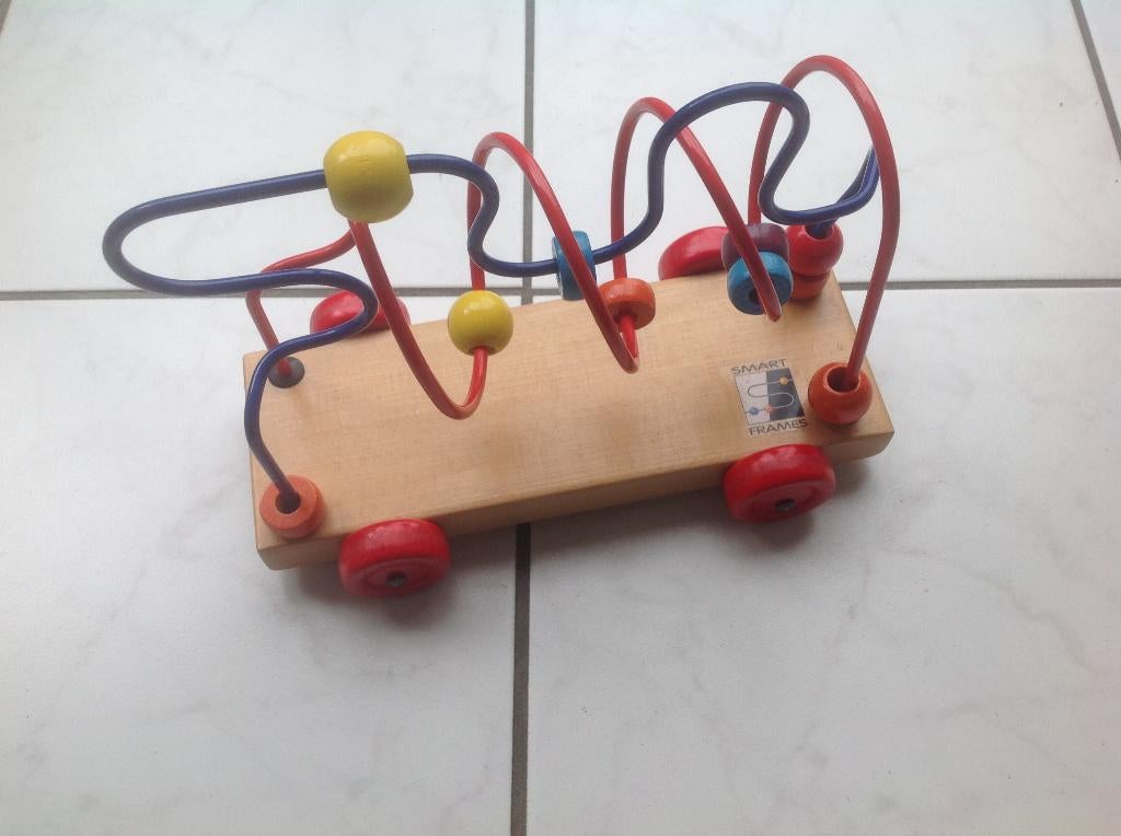 Smart Frame Boulier, Spiraal met kralen, op 4 wielen, baby, Ophalen of Verzenden, Zo goed als nieuw, Overige typen, Met wieltjes