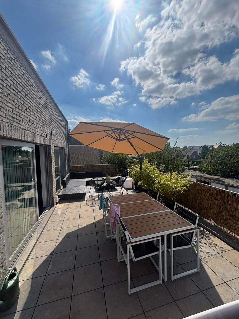 Goossens Parasol 300x300, Tuin en Terras, Parasols, Ophalen, Kantelbaar, Nieuw, 2 tot 3 meter