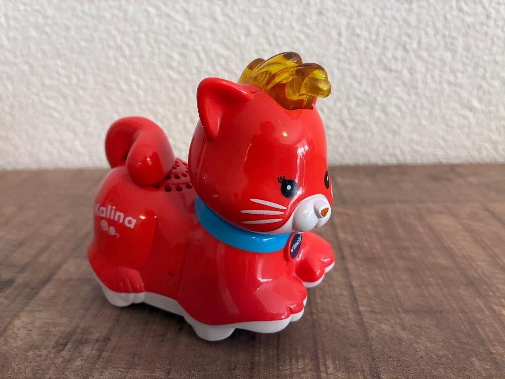 Vtech Zoef Zoef dieren Kalina Kat in PRIMA staat., Kinderen en Baby's, Speelgoed | Vtech, Ophalen of Verzenden, Gebruikt, 6 maanden tot 2 jaar