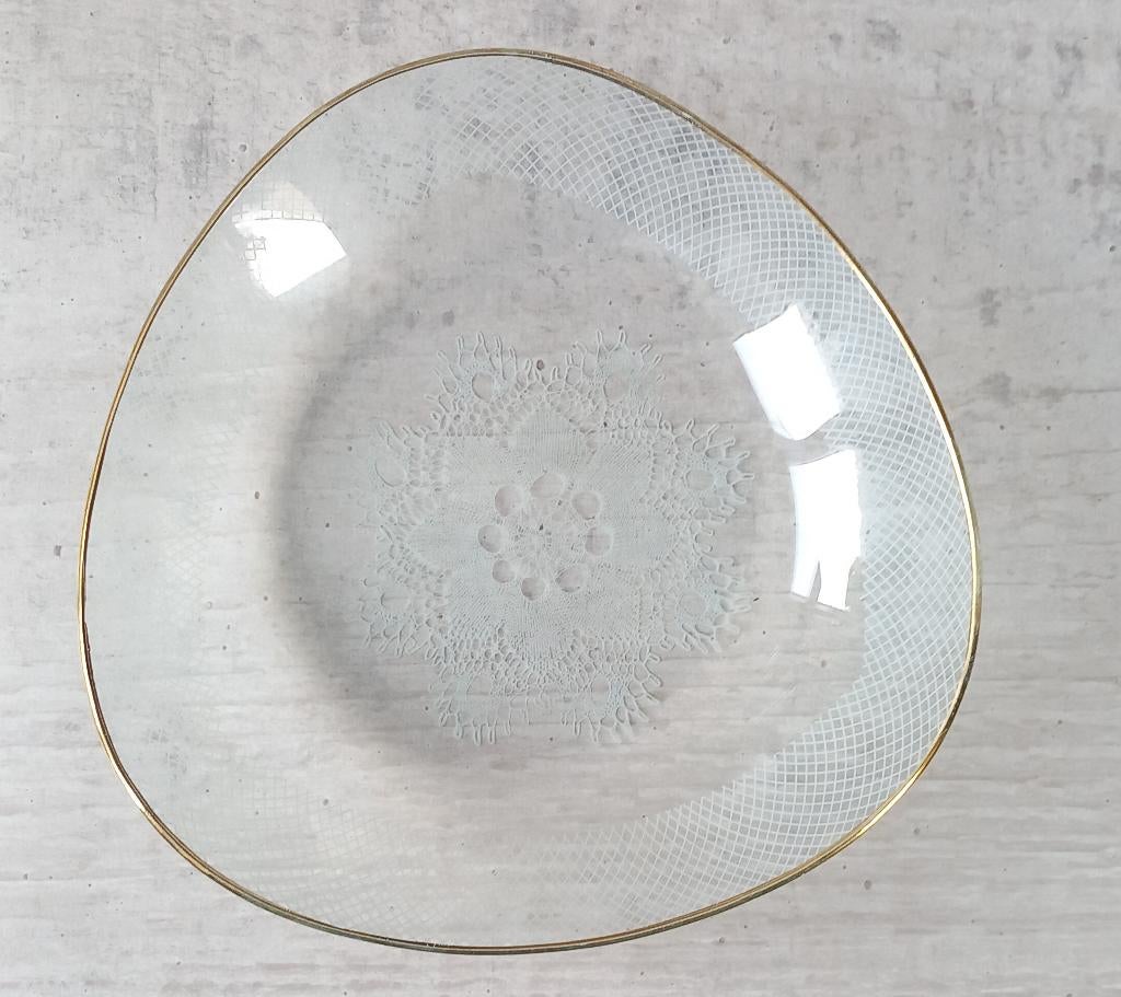 dun-glazen bonbonschaaltje, Verzamelen, Retro, Overige typen, Ophalen of Verzenden