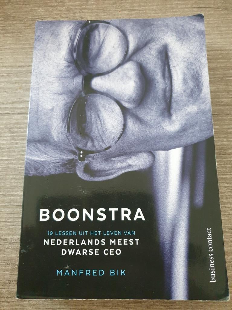 Boonstra: 19 lessen uit het leven van een dwarse CEO, Ophalen of Verzenden, Gelezen, Manfred Bik