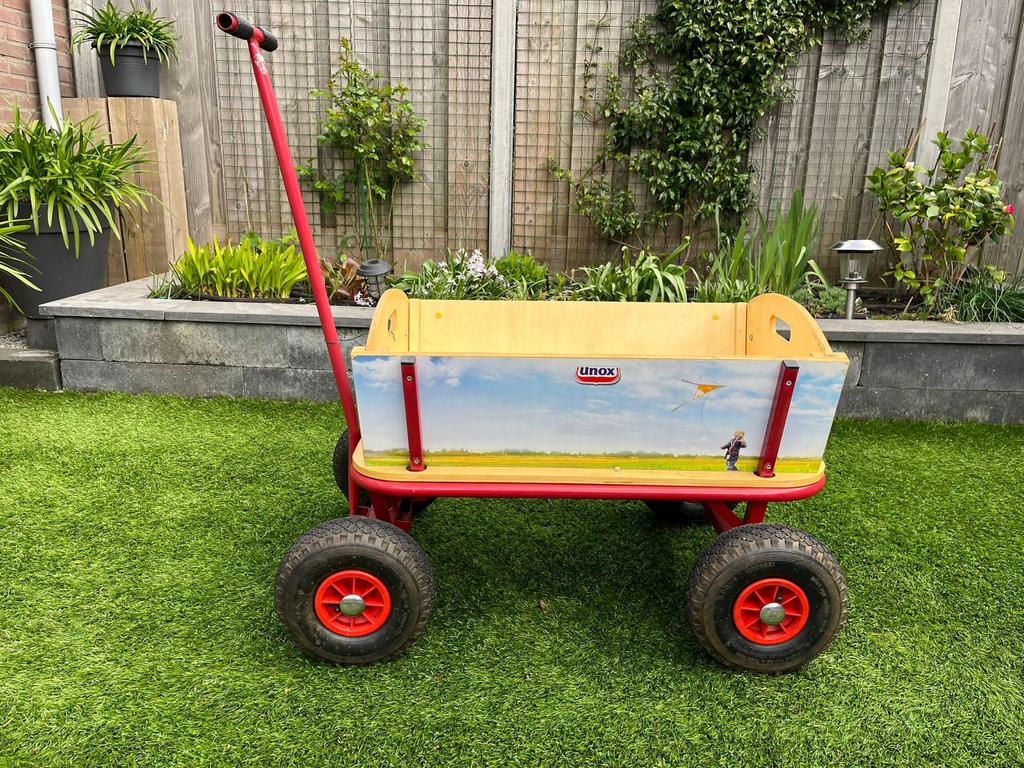 Houten bolderkar Unox, Caravans en Kamperen, Ophalen, Gebruikt