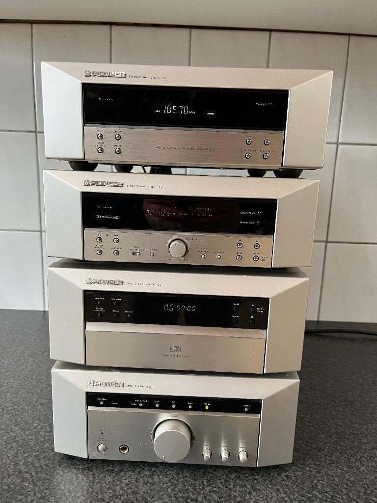Pioneer stereo set met A-C3 versterker en PD-C3 cd speler ., Ophalen of Verzenden, Tuner of Radio, Pioneer, Losse componenten