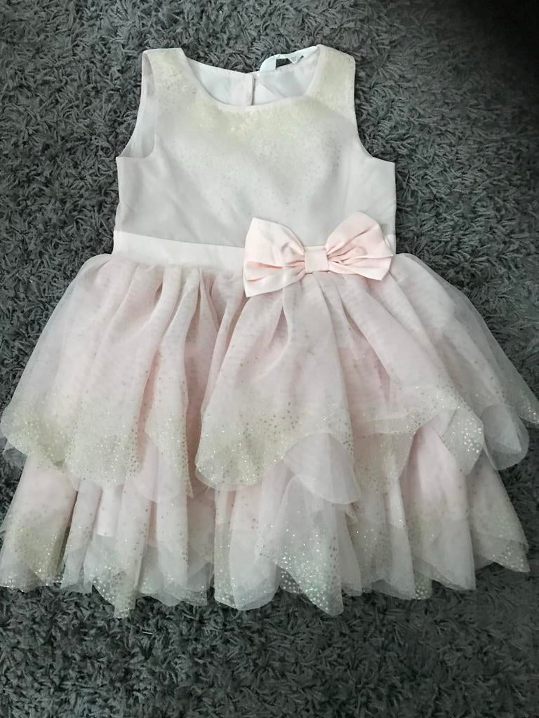 Jurk  lichtroze h&m mt 98, Meisje, H&M, Ophalen of Verzenden, Zo goed als nieuw