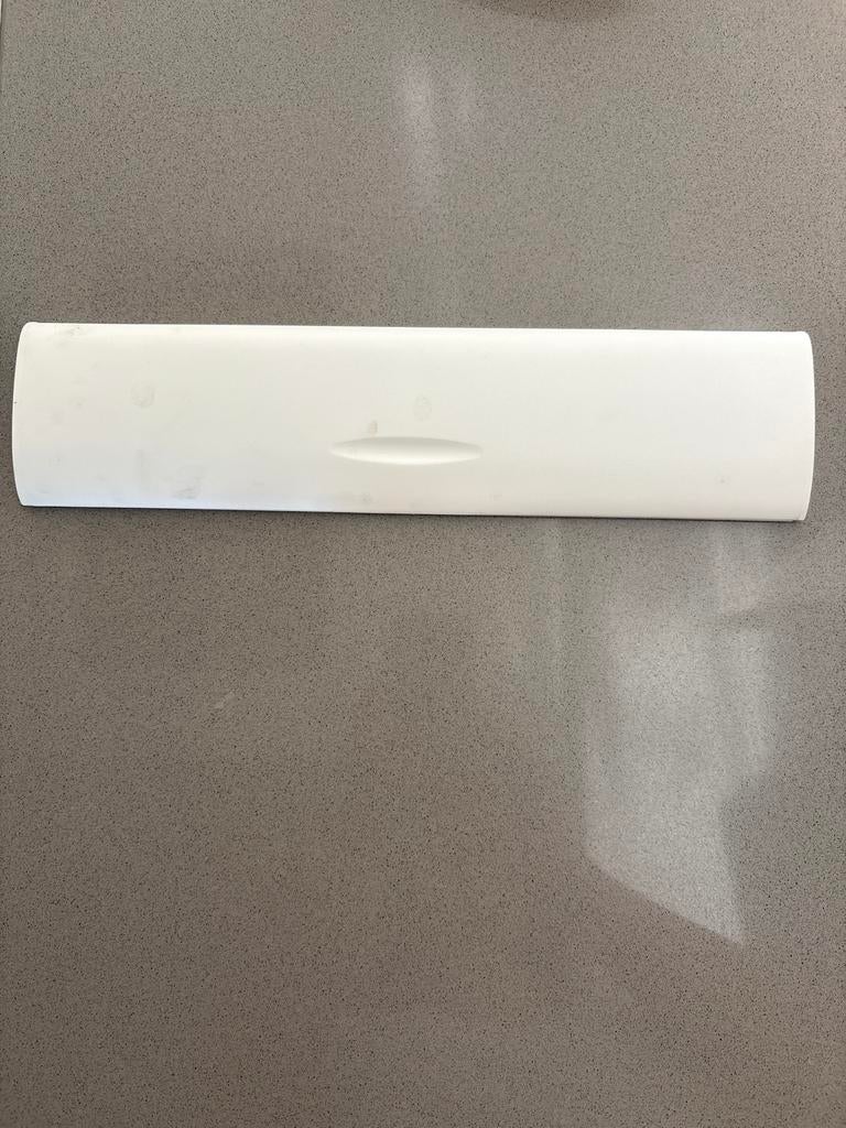 Brievenbusklep met borstel, wit - Nieuw, Kunststof, Brievenbusklep, Nieuw, Ophalen of Verzenden