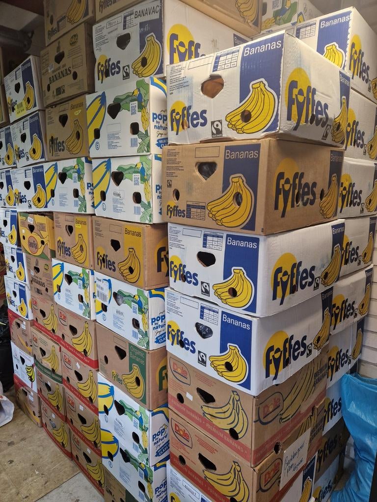 Bananen dozen, Ophalen, Gebruikt, Doos