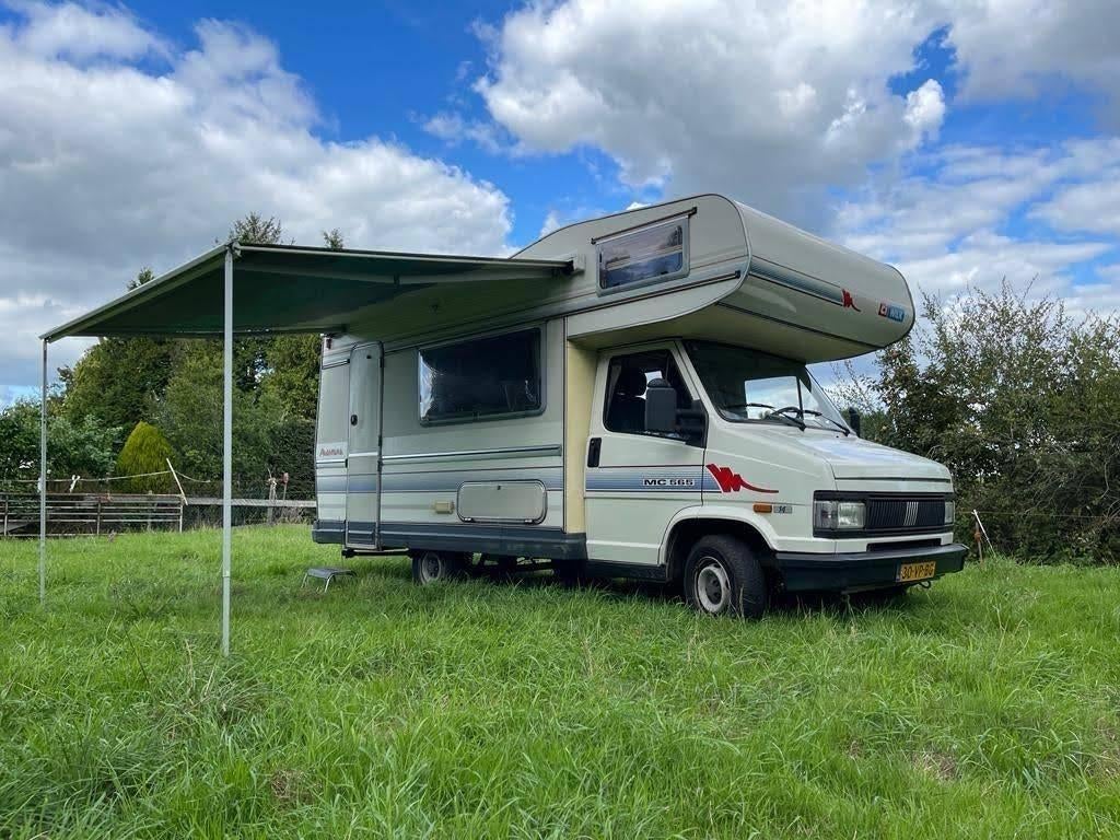 Alkoof Camper op fiat basis, Caravans en Kamperen, Reservewiel, Alkoof, Fiat, Treinzit