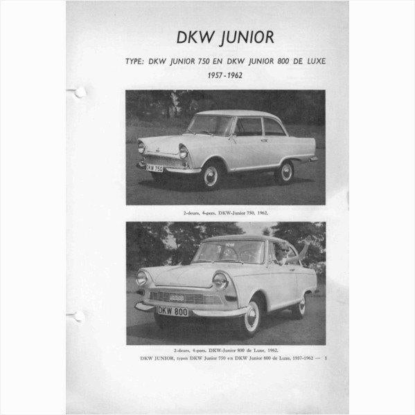 DKW Junior Vraagbaak losbladig 1957-1962 #1 Nederlands, Boeken, Auto's | Boeken, Gelezen, Algemeen, Ophalen of Verzenden
