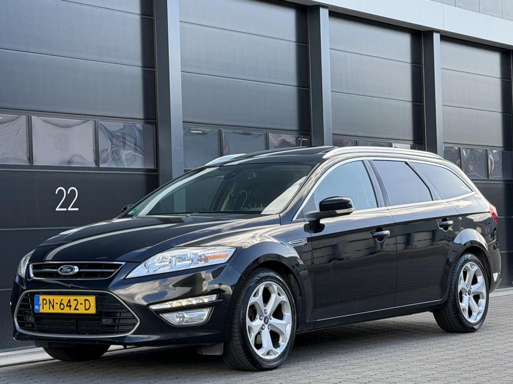 Ford Mondeo 2.0 TDCI Titanium Navi Clima Dak (bj 2012), Voorwielaandrijving, 1800 kg, 4 cilinders, Zwart