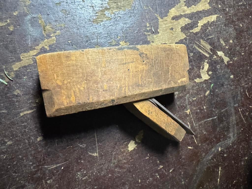 Oude houten schaaf - Vintage gereedschap, Antiek en Kunst, Ophalen of Verzenden