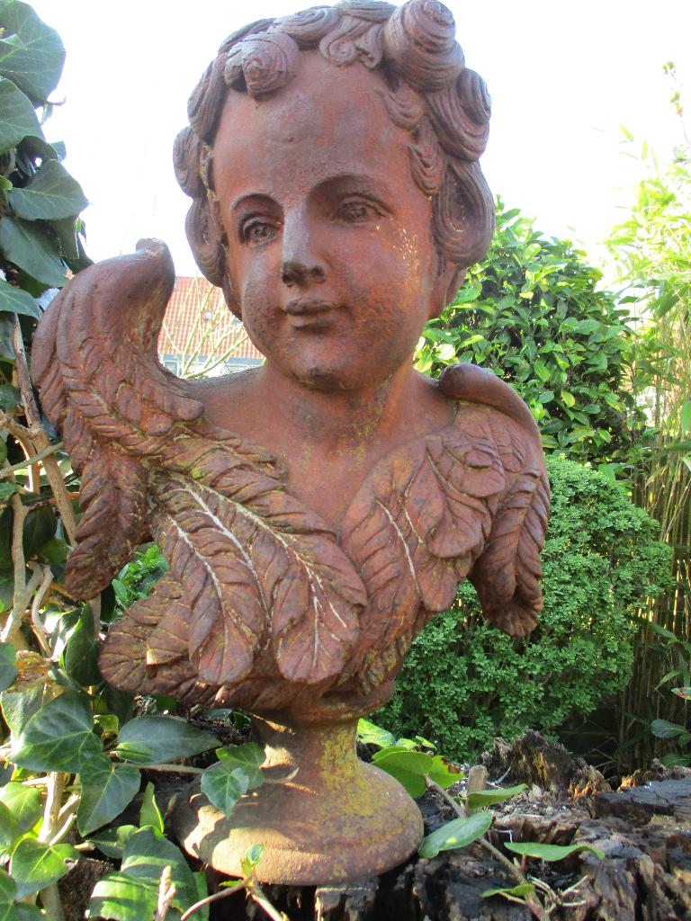 Gietijzeren tuinbeeld, Ophalen, Gebruikt, Metaal, Overige typen