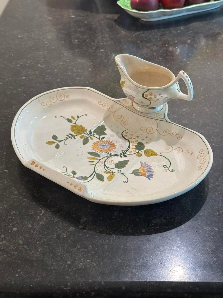 Vintage aspergeschaal Gouda Holland, Ophalen of Verzenden