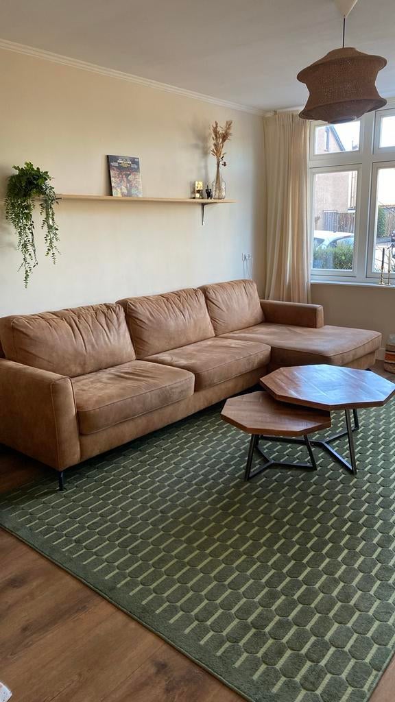 Hoekbank Sevn - Chaise lounge, Ophalen, 125 tot 150 cm, Hoekbank, 300 cm of meer