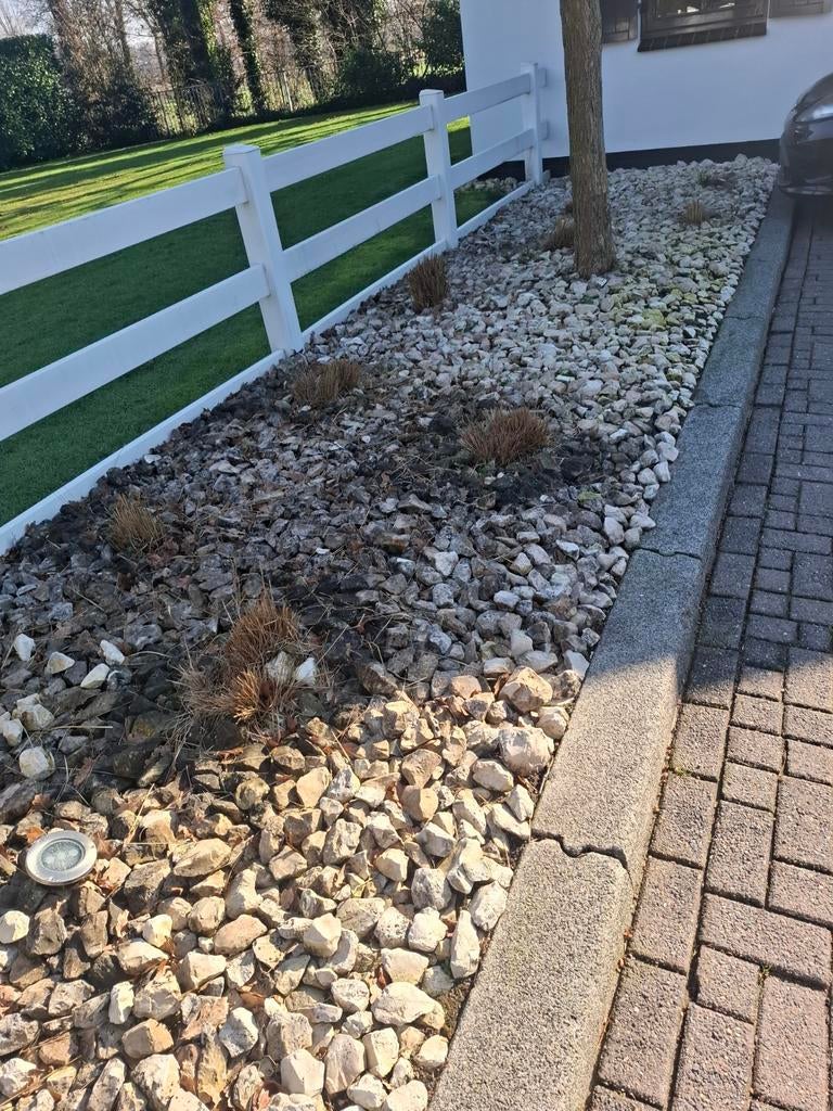 Siergrind /stenen tuin Gratis ophalen, Ophalen, Gebruikt, Wit, Grind