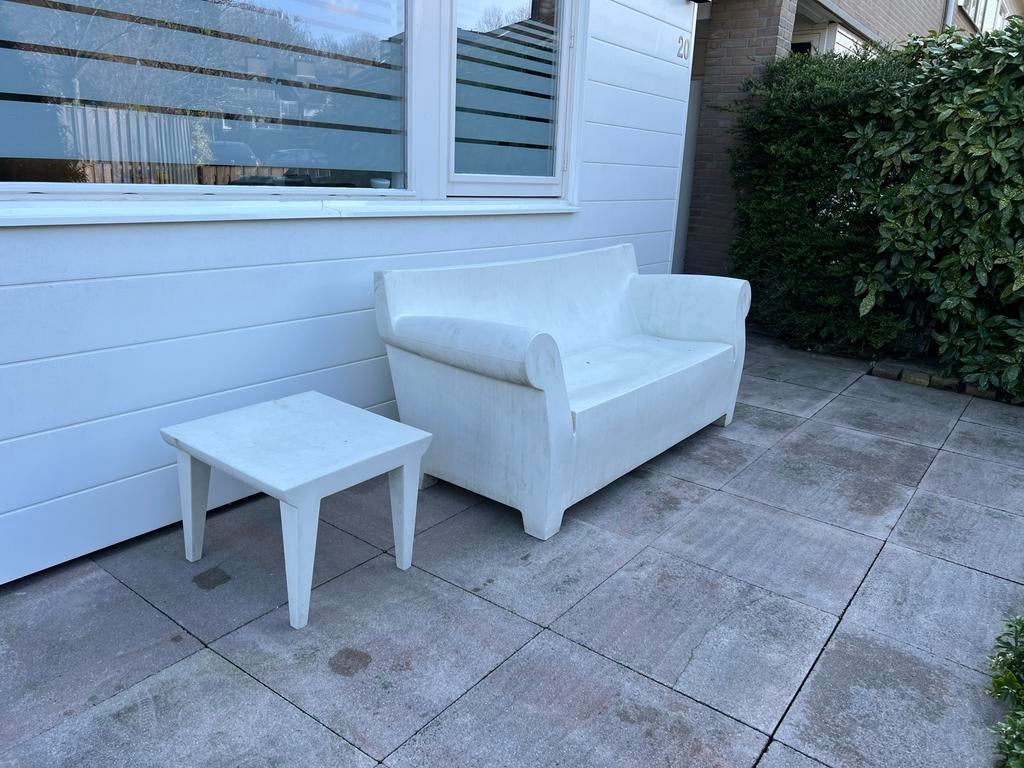 Kartell Bubble Club Bank en Tafel - Design Set, Ophalen, Gebruikt, Kunststof