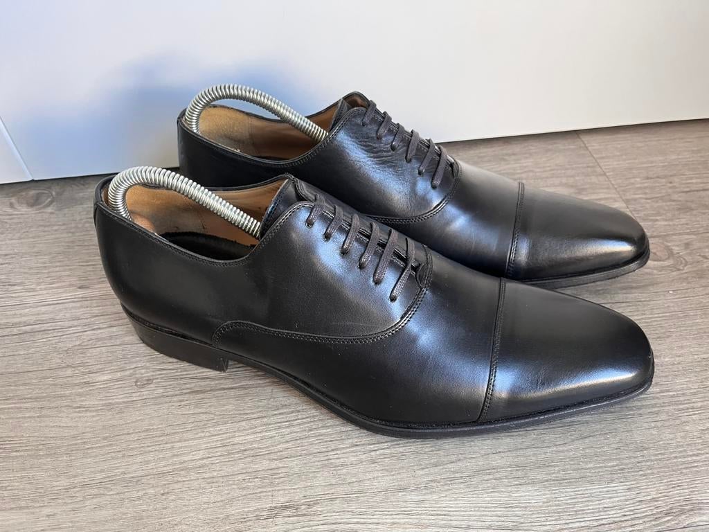 Van Bommel herenschoenen maat 9 / 43 weinig gedragen, Van Bommel, Zwart, Van Bommel, Ophalen of Verzenden