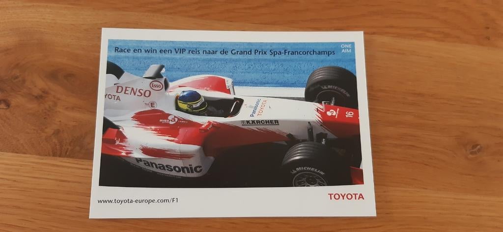 Grand Prix Spa-Francochamps  Toyota, Ophalen of Verzenden, 1980 tot heden, Ongelopen, Overige thema's