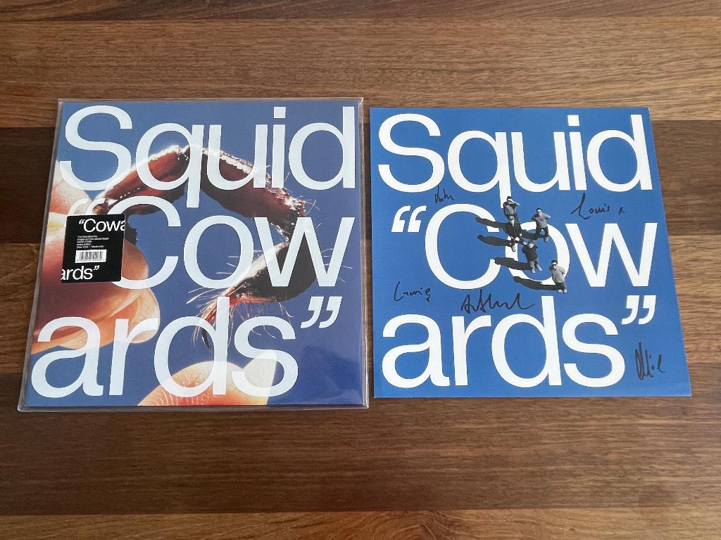 Vinyl LP+Poster Squid Cowards GESIGNEERD CLEAR Vinyl NIEUW, Cd's en Dvd's, Vinyl | Pop, Nieuw in verpakking, Colored vinyl, Geseald