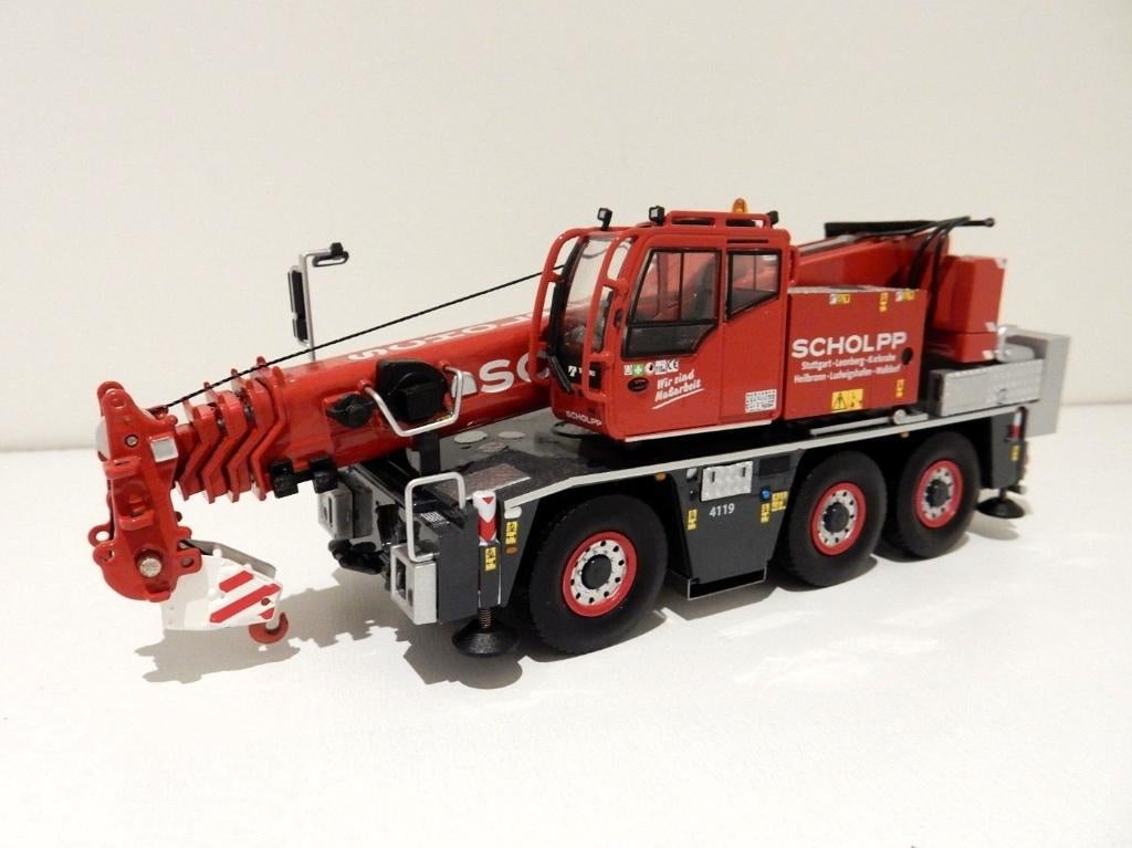 IMC Tadano AC 3.045-1 City hijskraan Scholpp B-keus 1/50, Hobby en Vrije tijd, Modelauto's | 1:50, Ophalen of Verzenden, Gebruikt