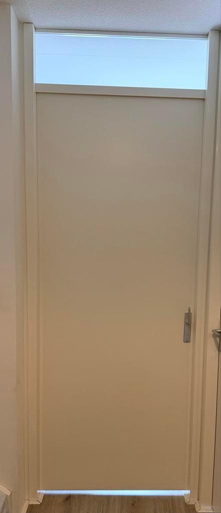 Aluminium kozijn met deur, Doe-het-zelf en Verbouw, Ophalen, Gebruikt, 80 tot 100 cm, 215 cm of meer