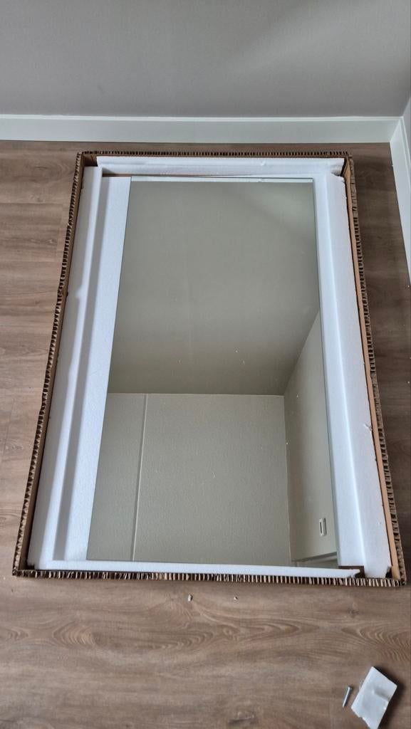 Badkamerspiegel 120x60 cm, Ophalen, Nieuw, 100 tot 125 cm, Minder dan 100 cm