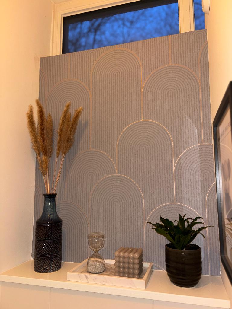 Graham & Brown vliesbehang Lancet Grey & Rose gold, Ophalen, Minder dan 10 m², Grijs, Lancet Grey & Rose gold