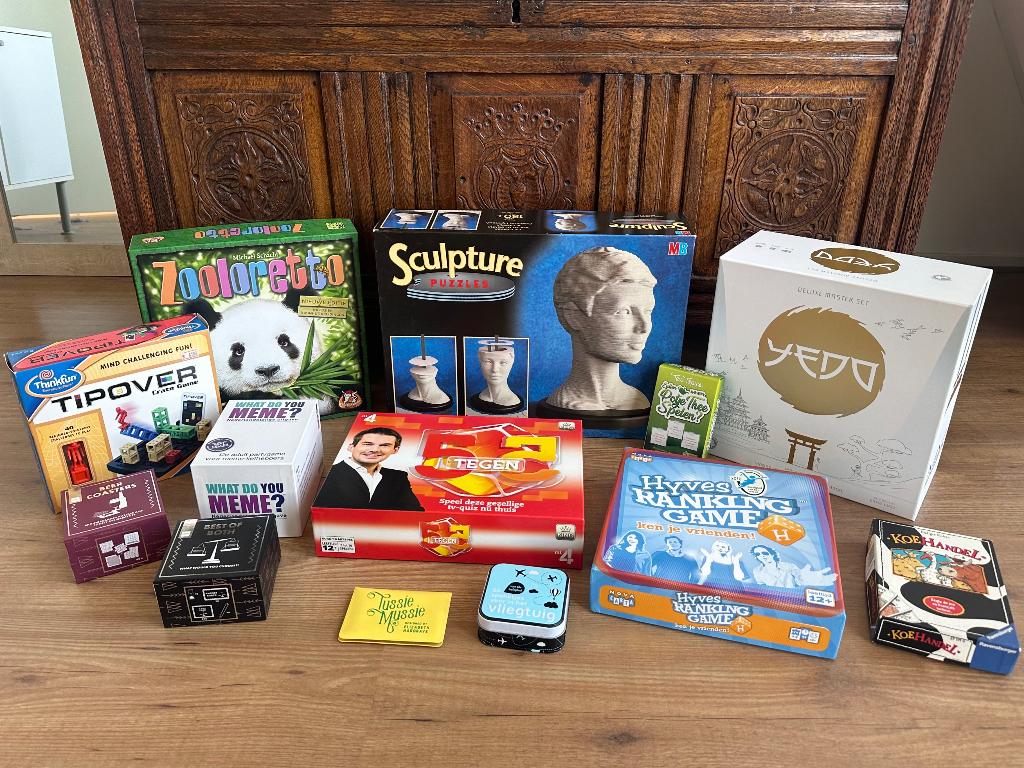 13 Diverse spellen te koop (bord-, kaart- en puzzelspellen), Hobby en Vrije tijd, Gezelschapsspellen | Bordspellen, Vijf spelers of meer