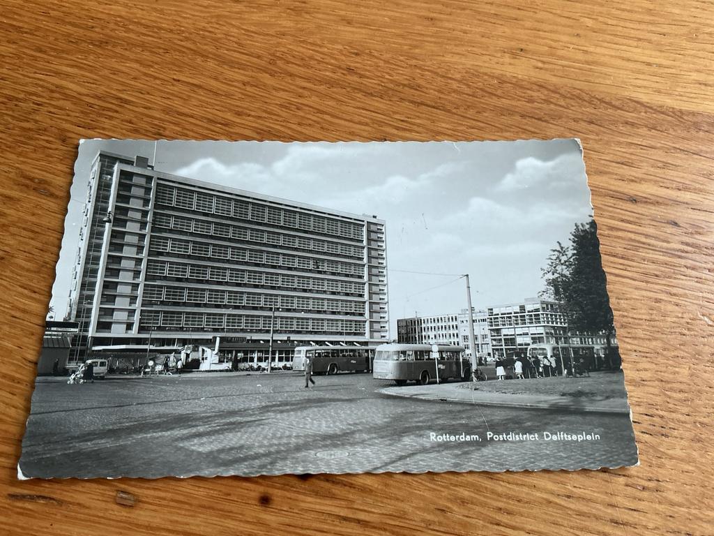 E44 Rotterdam postdistrict autobus, Ophalen of Verzenden, Voor 1920, Zuid-Holland