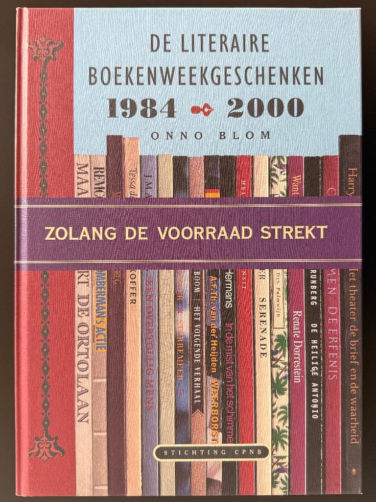 De Literaire Boekenweek Geschenken 1984-2000, Ophalen of Verzenden, Zo goed als nieuw, Onno Blom