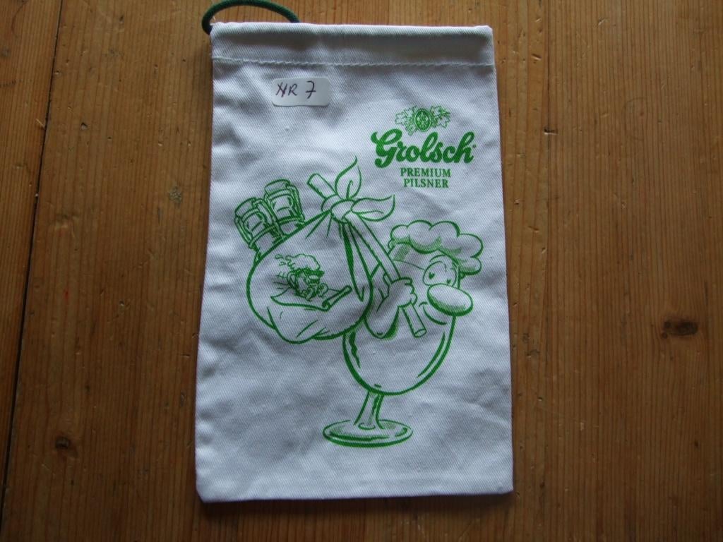 Grolsch muntenzakje (nr.7), Ophalen of Verzenden, Nieuw, Overige typen, Grolsch