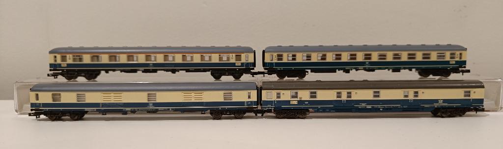 Fleischmann 4x wagonset, Gelijkstroom, Fleischmann, Wagon, Ophalen of Verzenden