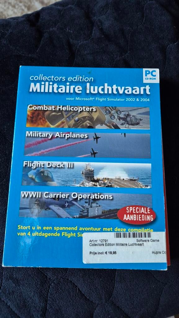 Militaire luchtvaart Collectors Edition Microsoft Flight Sim, 1 speler, Ophalen of Verzenden, Zo goed als nieuw, Vanaf 7 jaar